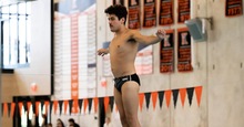 Men's Swimming and Diving Competes at MIAA Championships