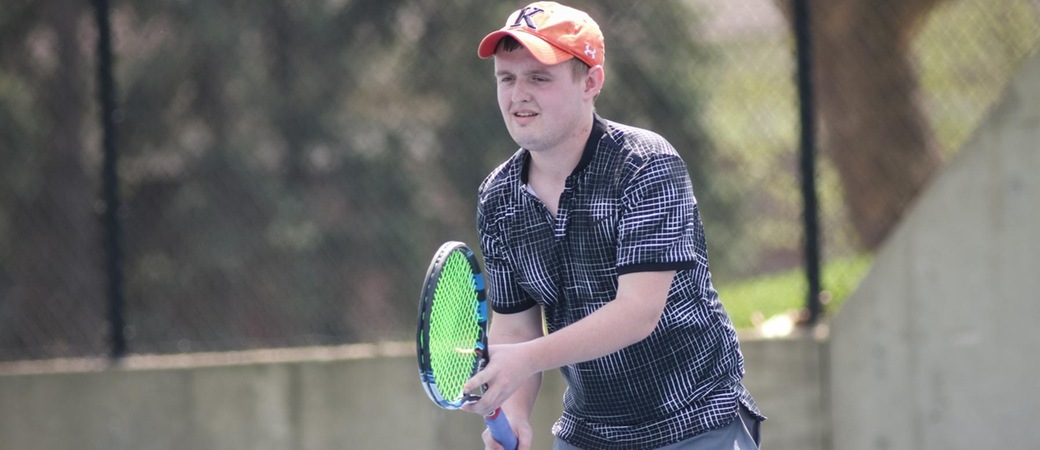 Jacob Scott playing tennis