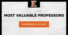 Swimming and Diving Seniors Honor Most Valuable Professors