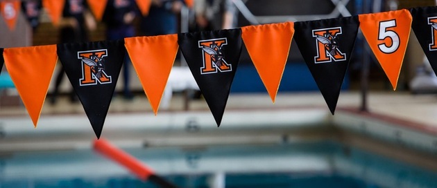 Kalamazoo College pool flags