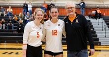 Volleyball Seniors Honor Most Valuable Professors