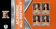 Volleyball Sees Four Named to CSC Academic All-District Team