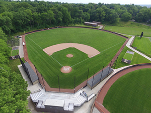 Aerial view of Woodworth Field.