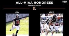 Burr and Kartes Selected to All-MIAA Teams