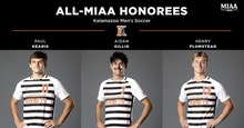 Men's Soccer Trio Selected to All-MIAA Teams