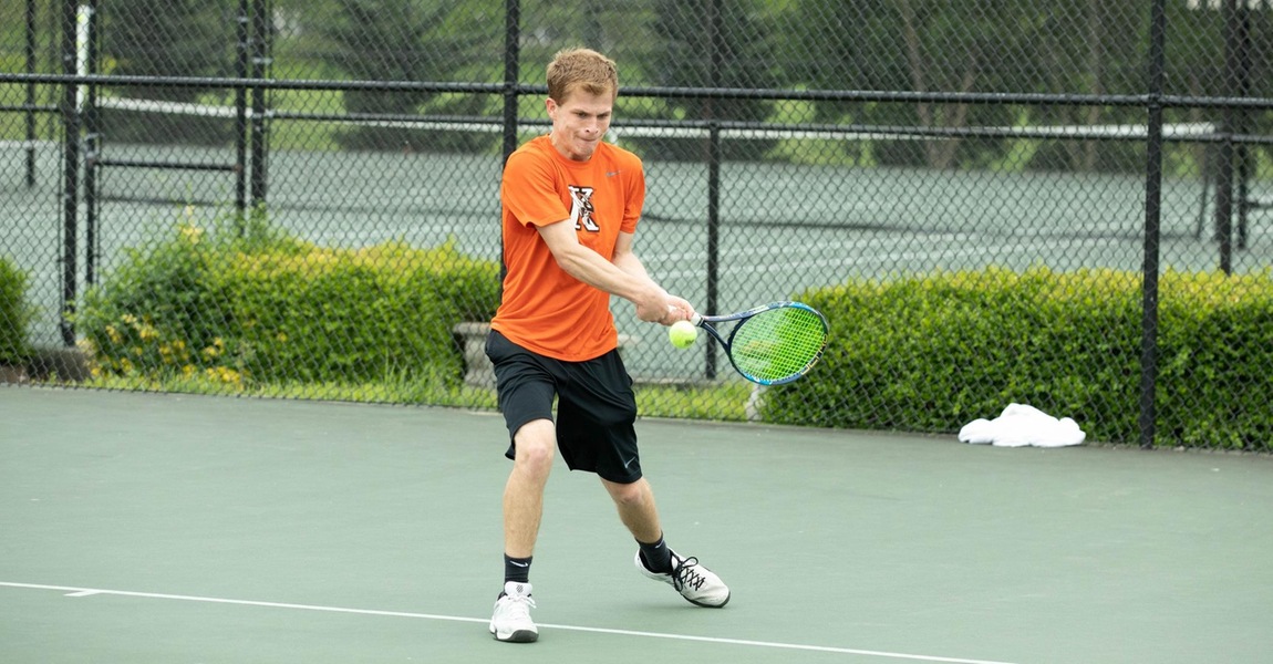 Casey Johnson playing tennis.