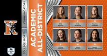 Women's Soccer Collects Six Honorees on CSC Academic All-District Team