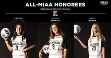 Women's Soccer Collects Three All-MIAA Honorees